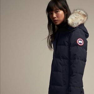 Dark navy Canada Goose Long Coat
